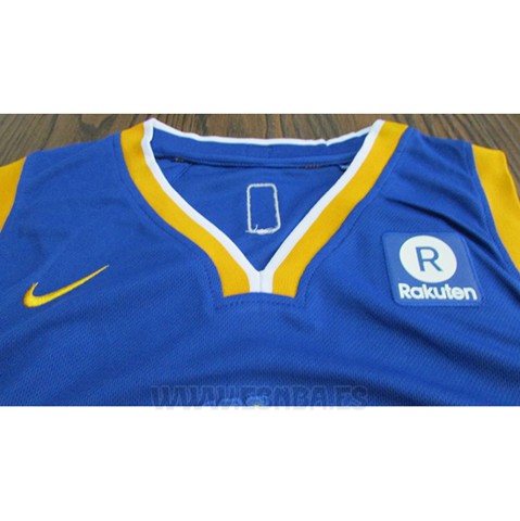Camiseta Golden State Warriors Kevin Durant #35 2017-18 Azul